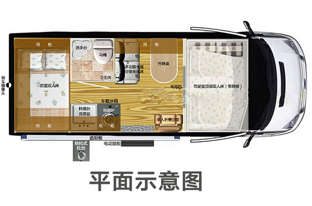 依維柯C型雙拓展房車_12