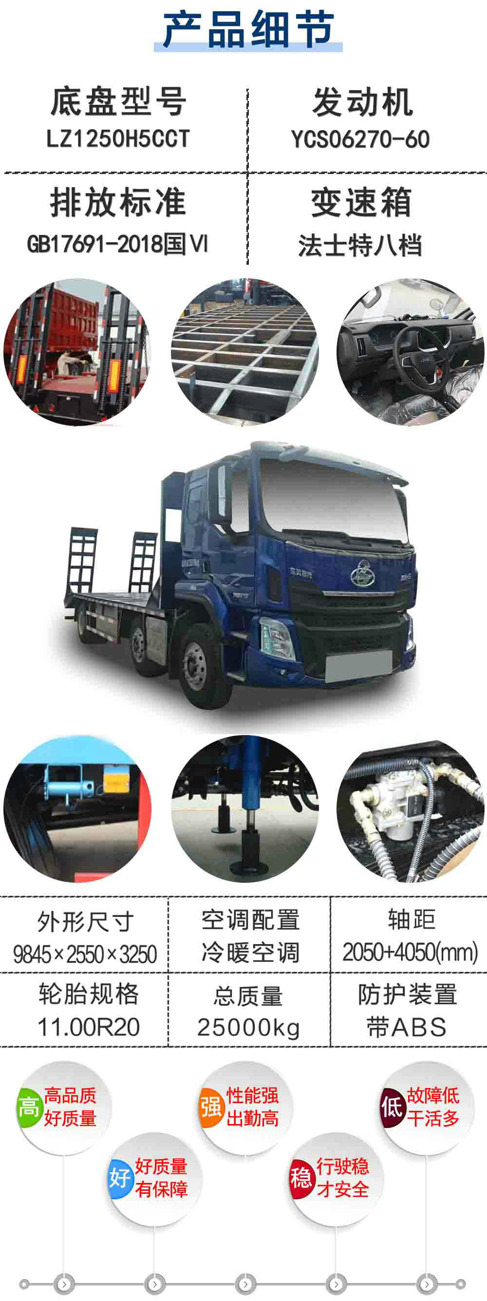 國六國六柳汽小三軸平板運輸車_19